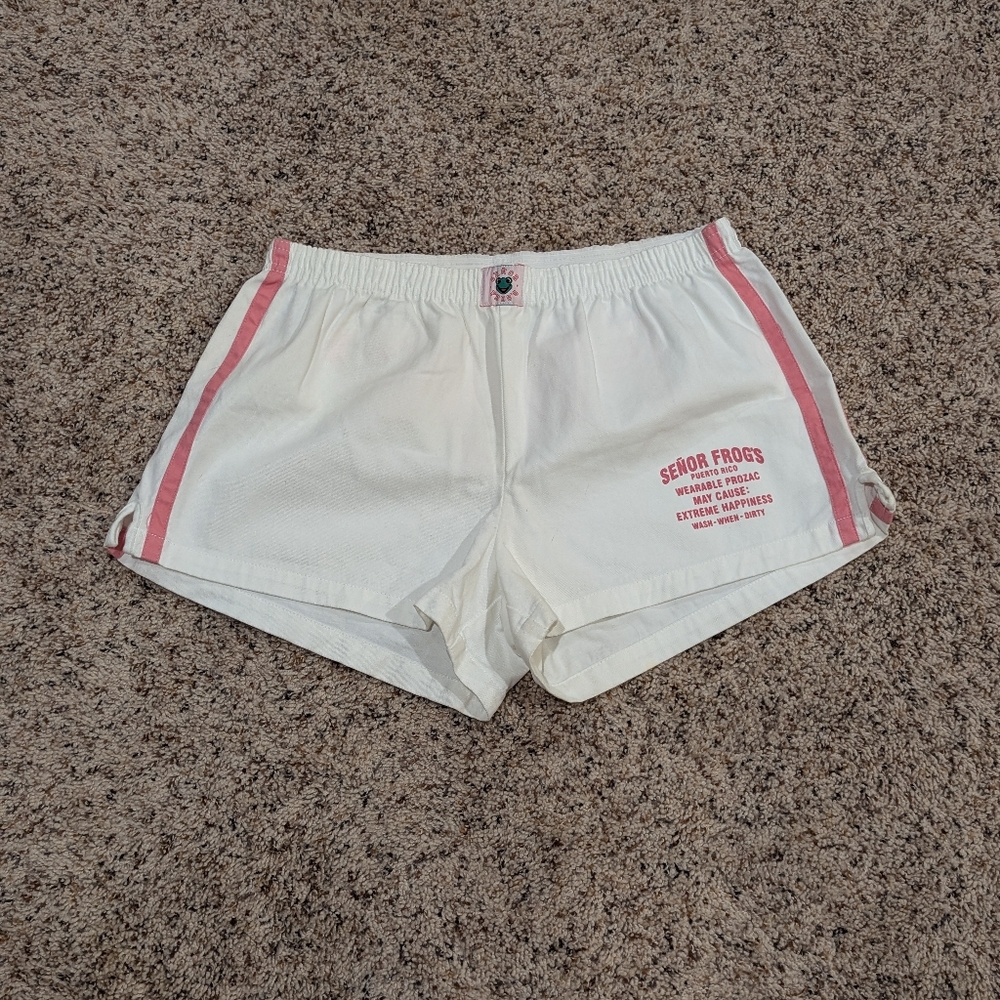 Vintage Women's SZ L Senior Frogs Shorts